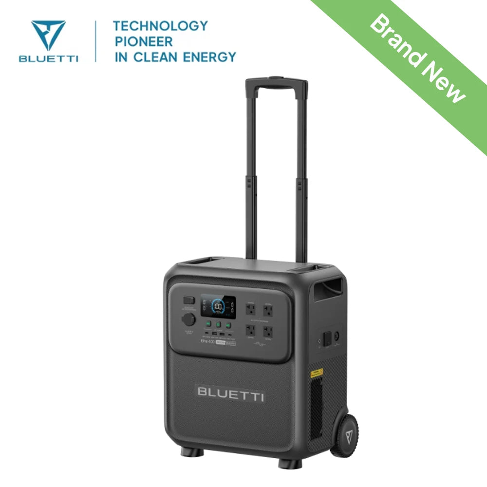BLUETTI Elite 400 Portable Power Station Solar Generator for Home Backup