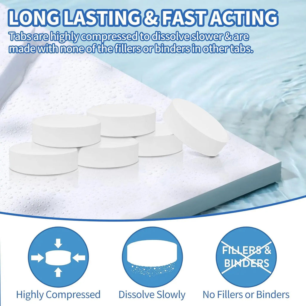 50LB 3-inch Chlorine Tablets swimming pool