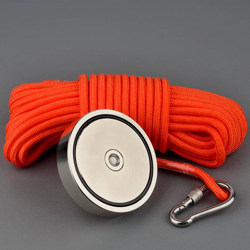Deep Sea Permanent Neodymium N52 Magnet With 15m Rope Gloves Bag