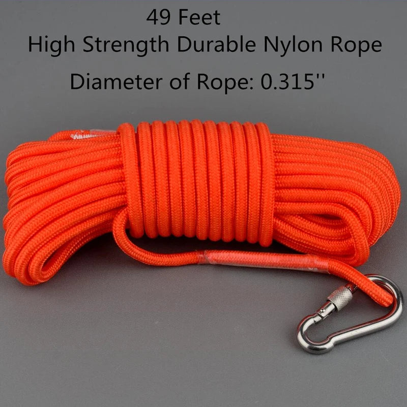 Deep Sea Permanent Neodymium N52 Magnet With 15m Rope Gloves Bag