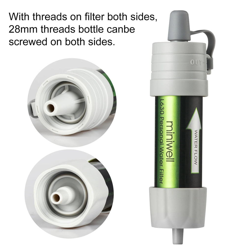 Portable Water Filter equipment for military survival kits