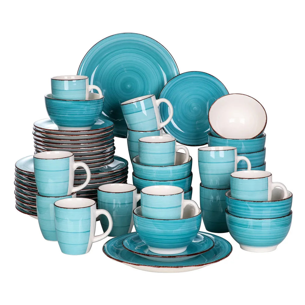 Vancasso Bella 48-Pieces Porcelain Dinnerware Set