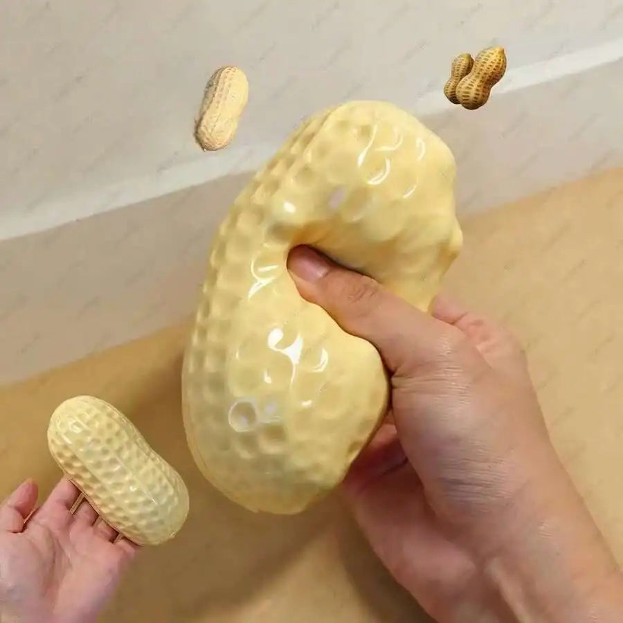 Peanut Stress Ball Crunchy Squeeze Ball Squishy Toy