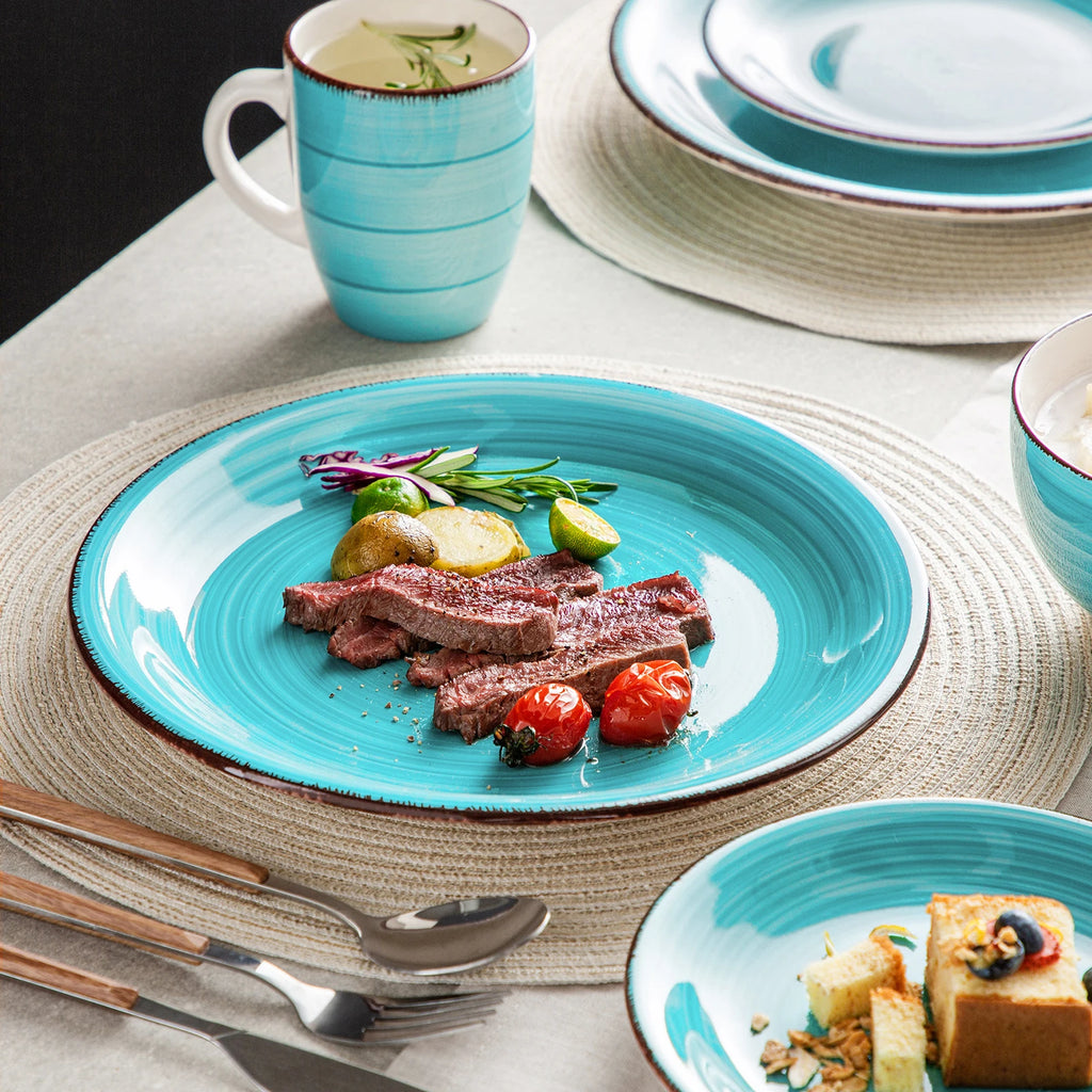 Vancasso Bella 48-Pieces Porcelain Dinnerware Set