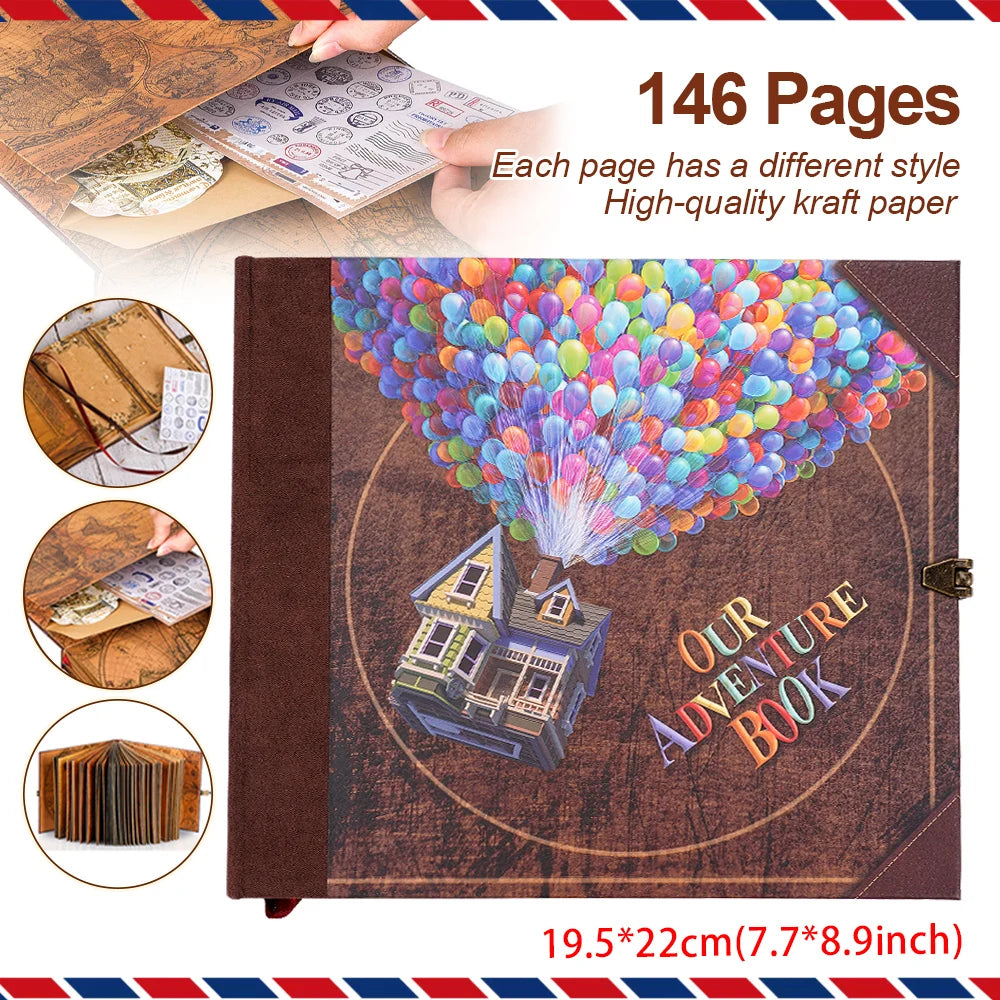 Adventure Journal Vintage Leather for Anniversary Wedding Mother's Day