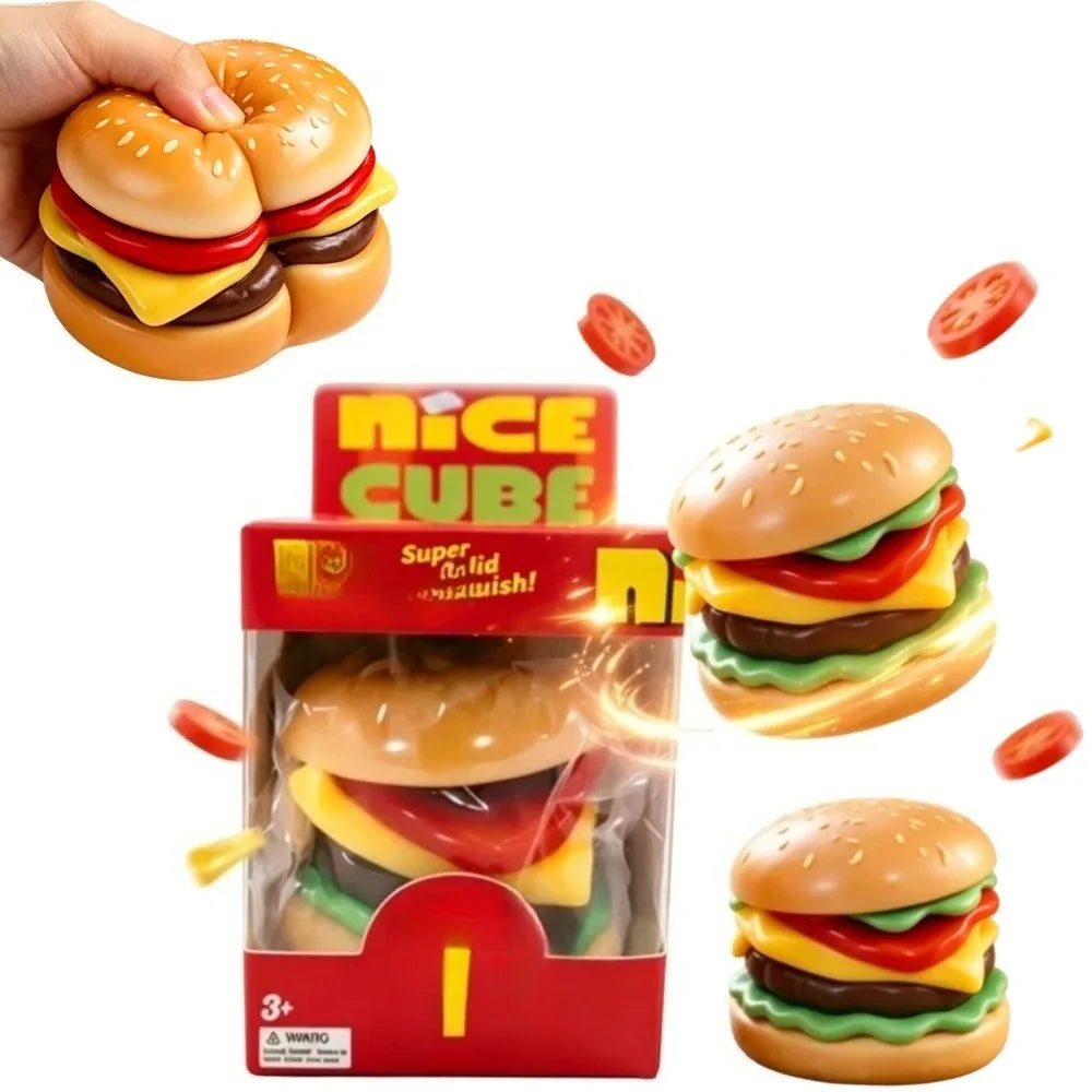 Hot Necedah Burger Squishy For Stress Release