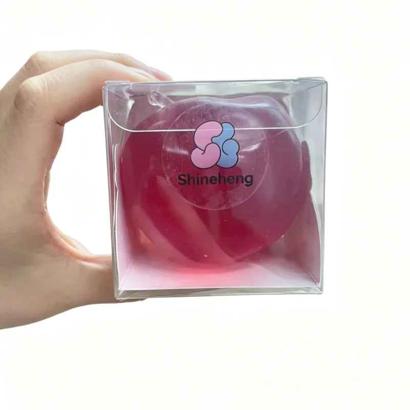 Apple Moldable Stress Ball Coconut Oil Squishy Transparent