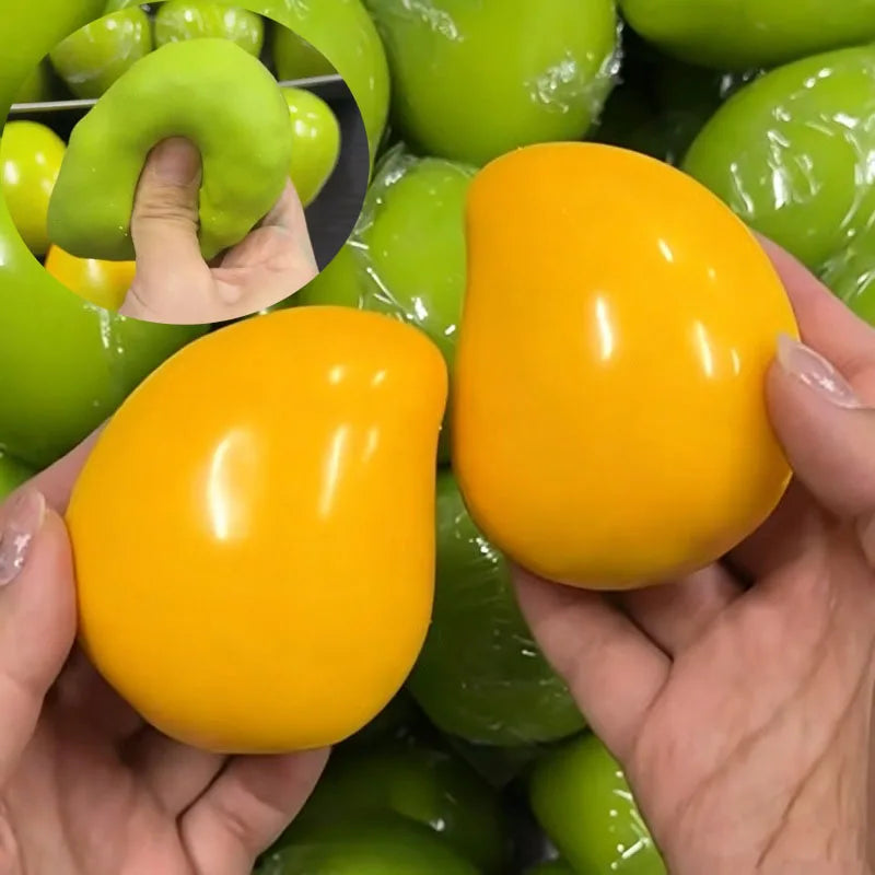 Handmade Crispy Mango Stress Ball Squeeze Toy