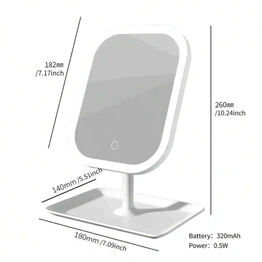 2026 Makeup mirror, LED Makeup Mirror with Front Lights Touch Control