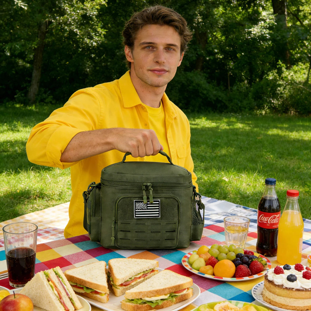 Tactical Lunch Box for Men Outdoor Heavy Duty