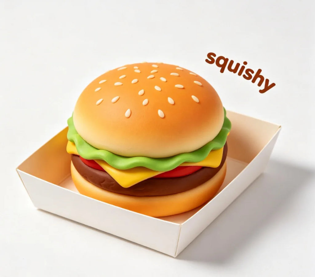 Hot Necedah Burger Squishy For Stress Release