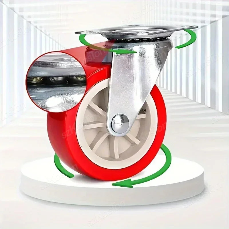 4Pcs Universal Caster Wheel Heavy Duty Swivel