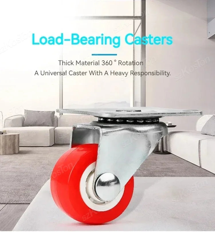 4Pcs Universal Caster Wheel Heavy Duty Swivel