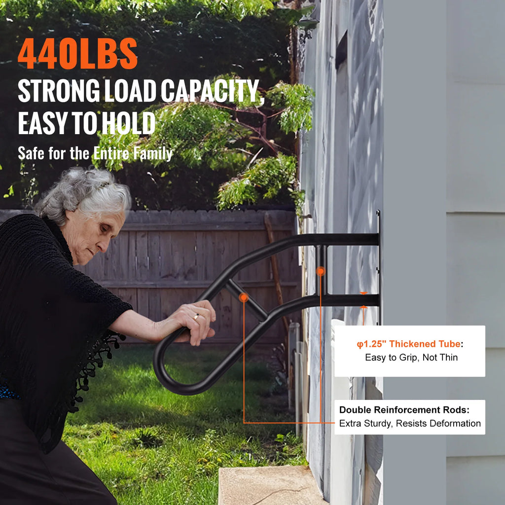Handrails for Outdoor Steps Wall Mount Safety Railings