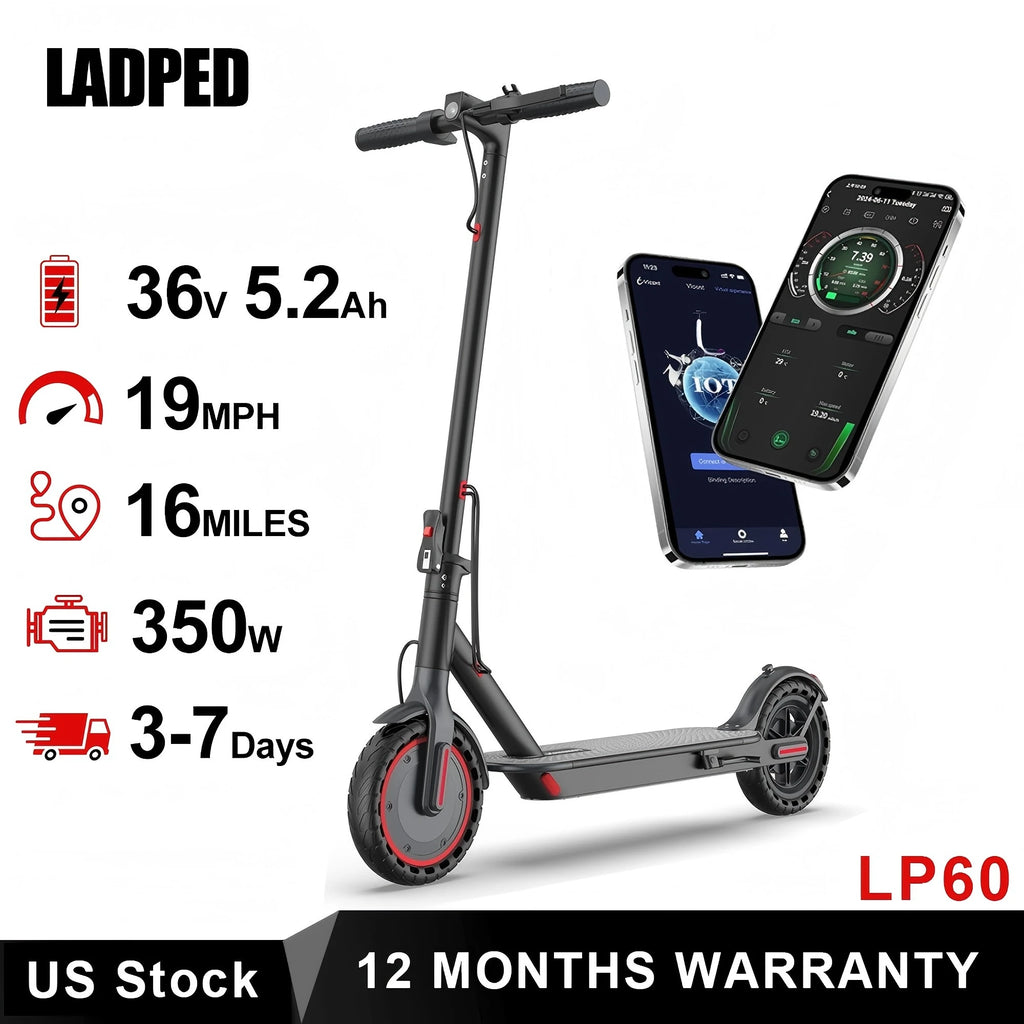 Electric Scooter 350W 19mph Max Speed