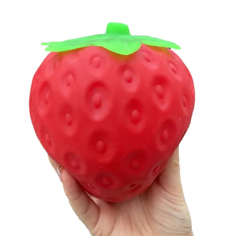 Giant Strawberry Squishy Toy Venting Ball for Adults Friends Gifts