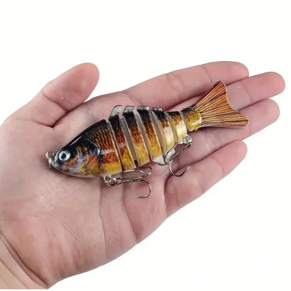5pcs Multi Jointed Bait 7-Segment Fishing Lures