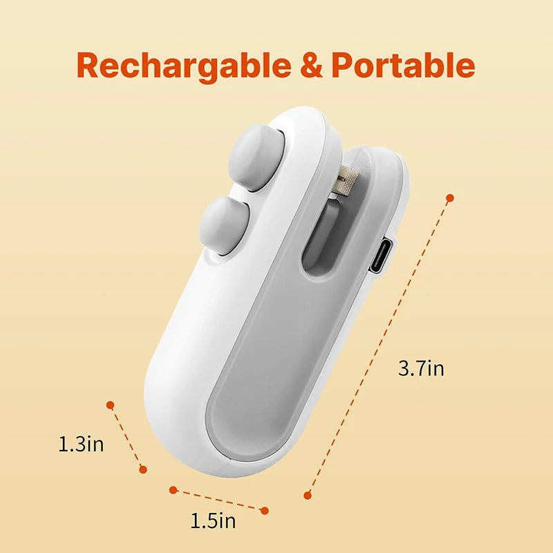 1 pcs Mini Handheld Bag Sealer, Locks in Freshness