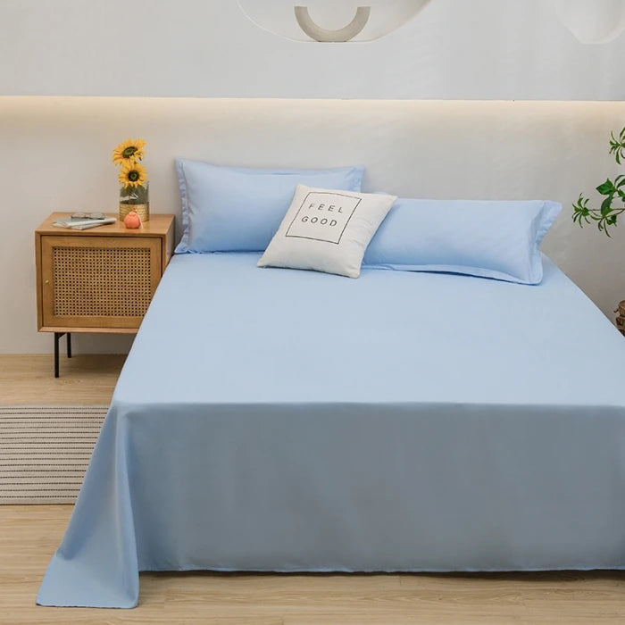 Single/Queen/King Flat Bedsheets Soft Home Bed Linen