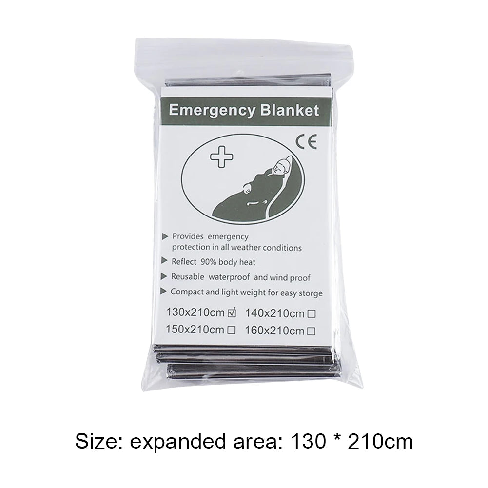 1-20pcs Emergency Mylar Thermal Blanket