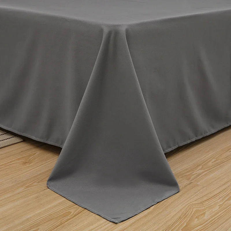 Single/Queen/King Flat Bedsheets Soft Home Bed Linen