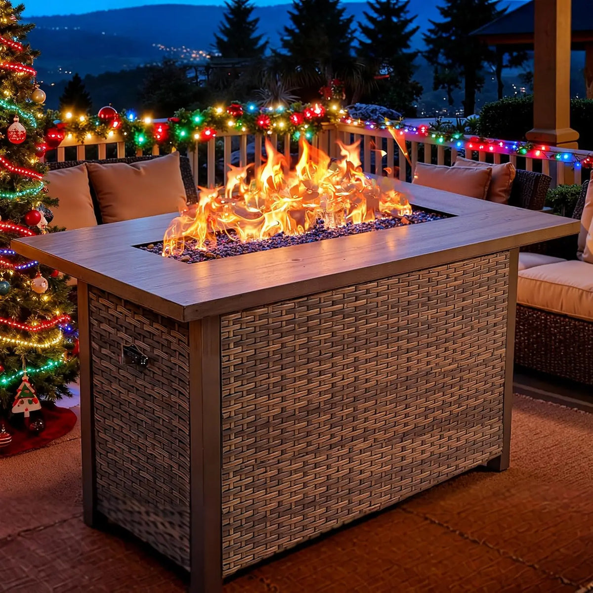 42in 50000BTU Propane Fire Pit Table