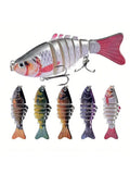5pcs Multi Jointed Bait 7-Segment Fishing Lures