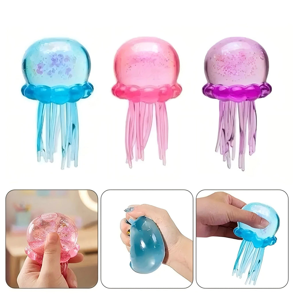 Trending Nee Doh Jellyfish & Cube Squish Toy