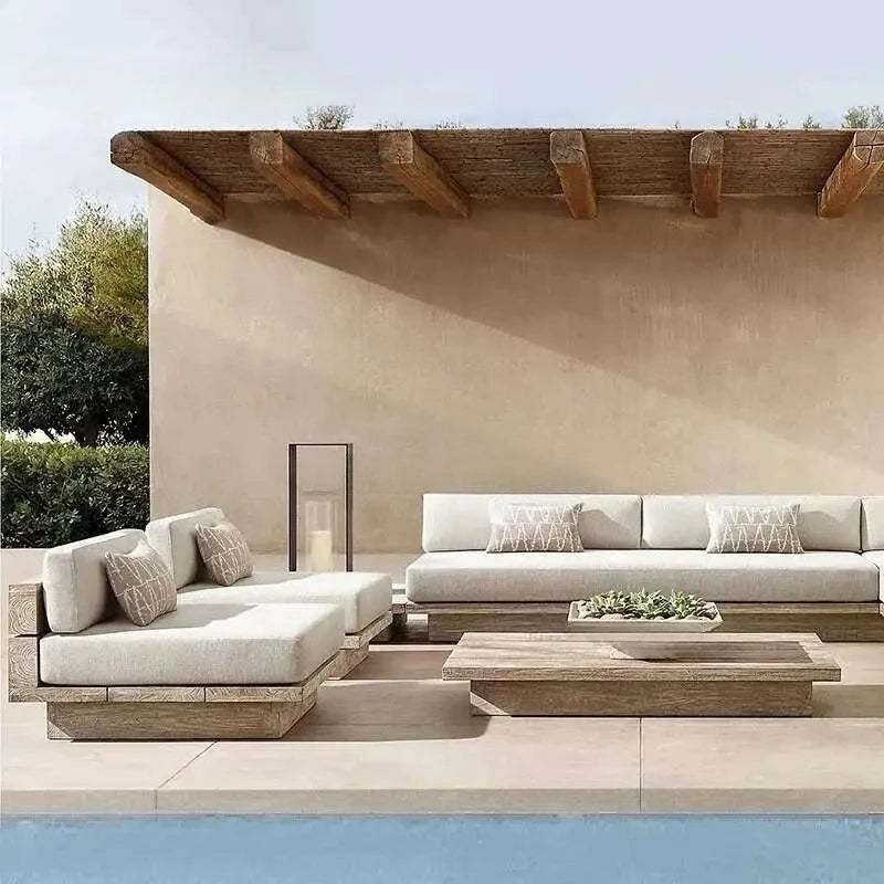 Japanese Style Waterproof Modern Garden Sofa