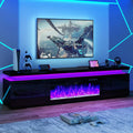 83" LED TV Stand with Electric Fireplace