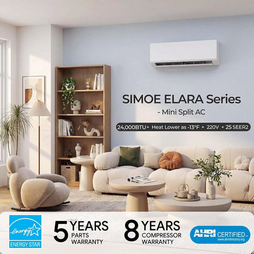 24,000 BTU Wi-Fi Enabled Mini Split Air Conditioner & Heater