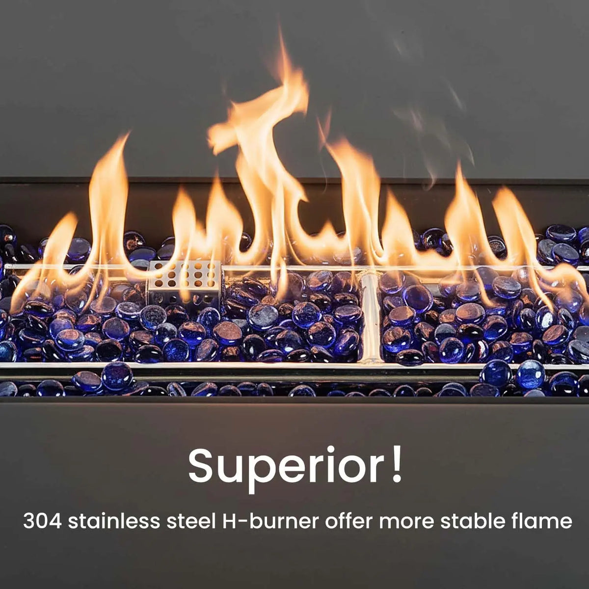 Propane Fire Pit Table, 44" Outdoor Gas Fire Pit
