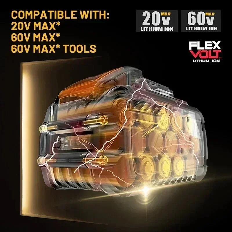 New 100% Original Dewalt 6.0Ah 20V/60V Power Tool Battery