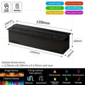 Smart Home 3D Atomized Fireplace with LED Colorful Flame ECO Water Vapor