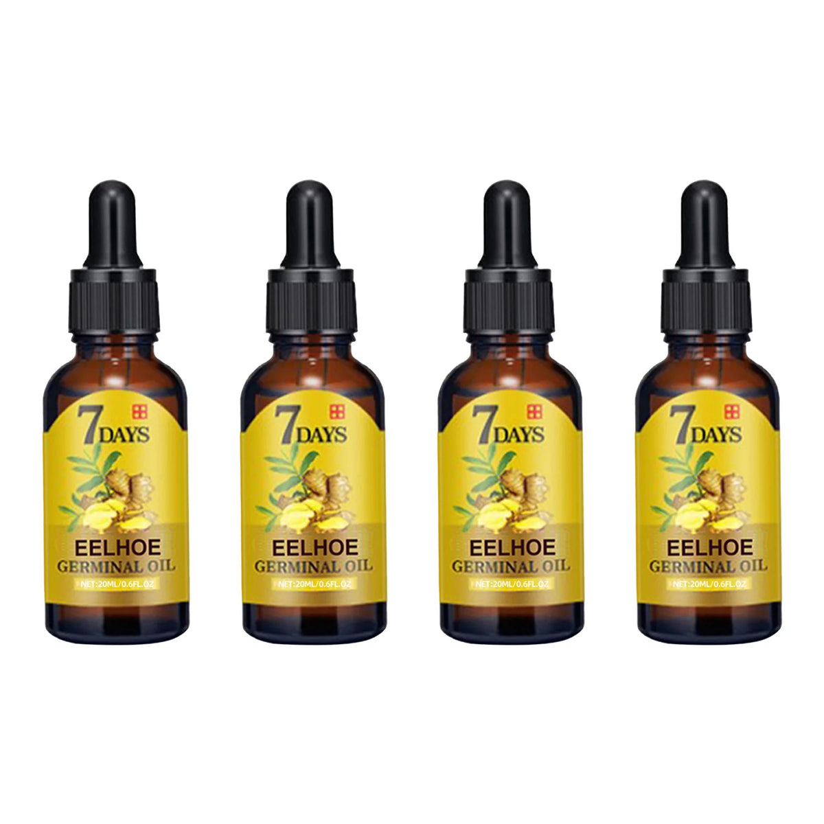 Ginger Hair Growth Oil Strengthening Scalp Nourishing Hair Roots