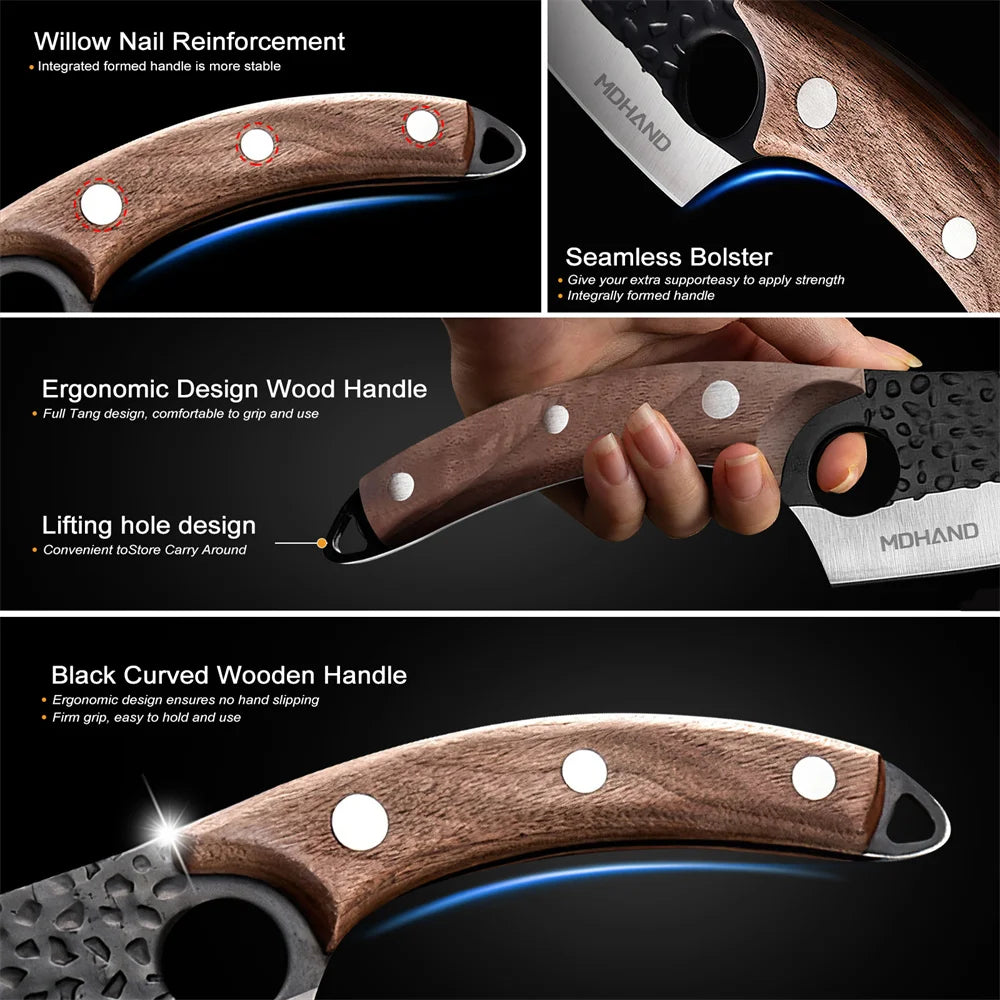 MDHAND Ultra-sharp and Wear-resistant Boning Knife