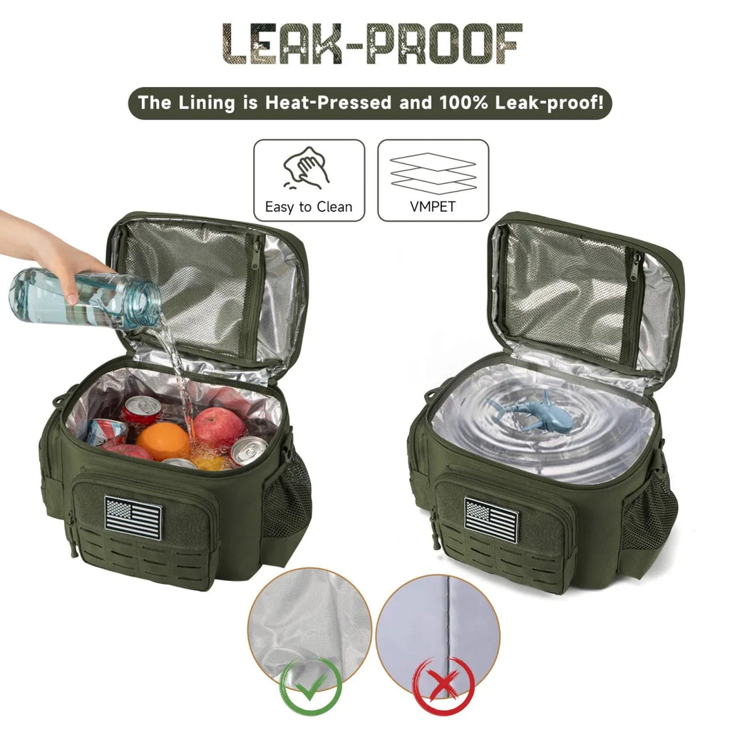 Tactical Lunch Box for Men Outdoor Heavy Duty