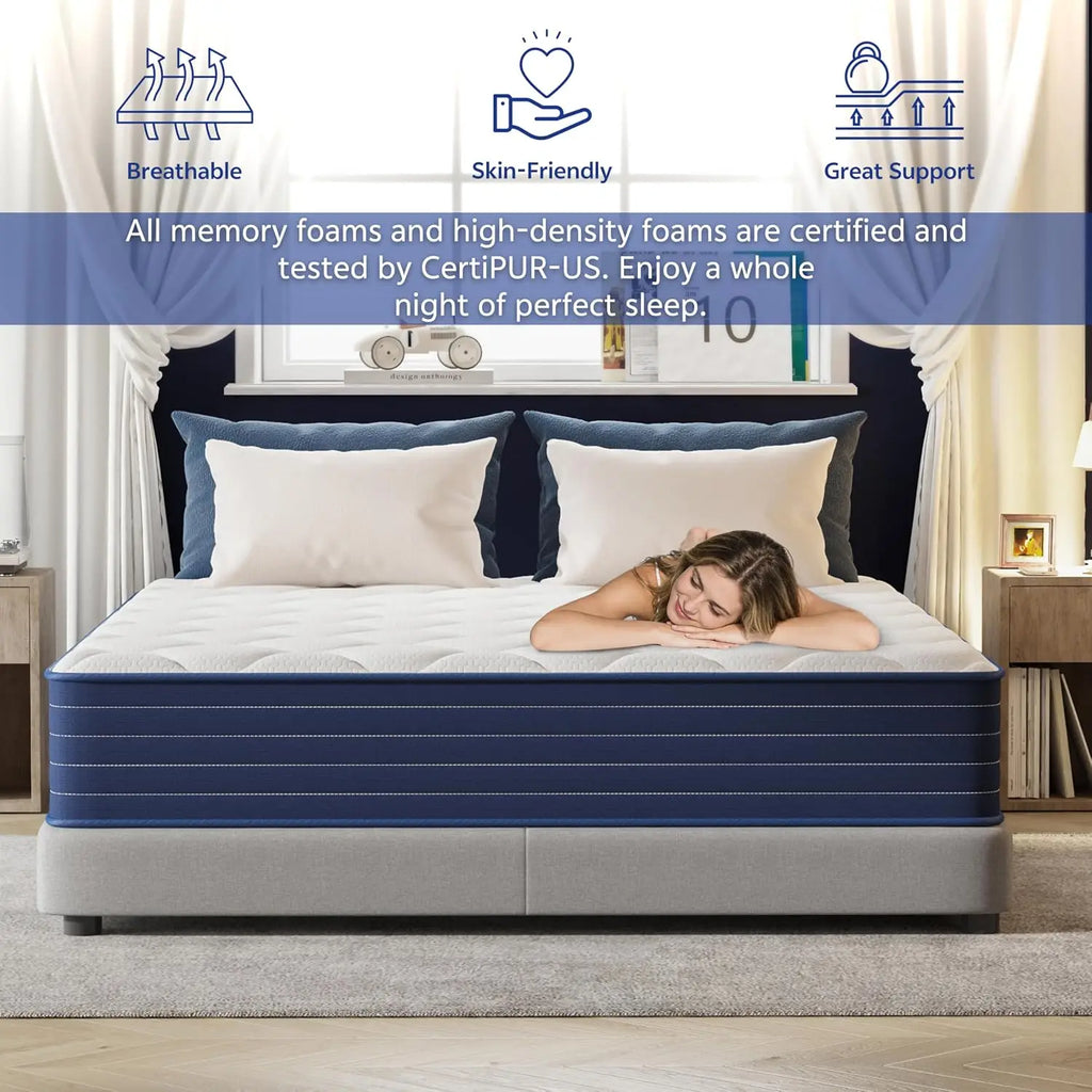 12 Inch Full Double Hybrid Mattress