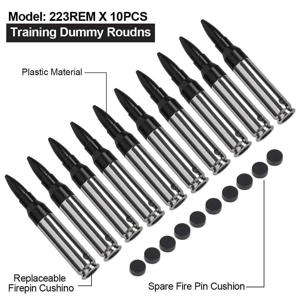 223 Dummy round Practice playing Training bullets 6/12pcs