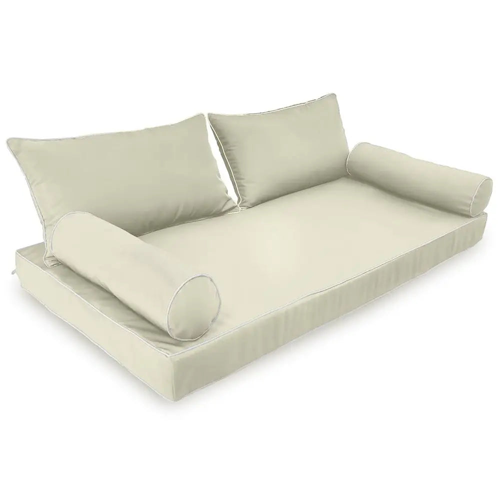 Daybed Mattress Bolster Pillow Fitted Sheet Cover