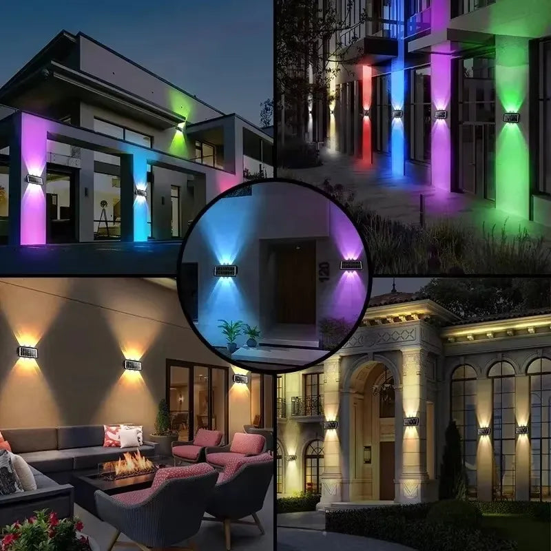 Solar LED Light Waterproof Up And Down Luminous Lighting