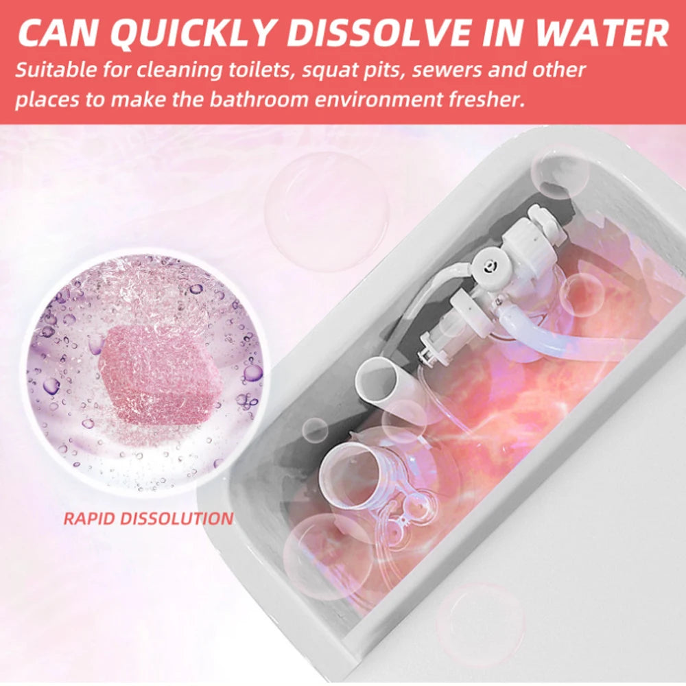 3-20Pcs Toilets Cleaning Effervescent Tablet