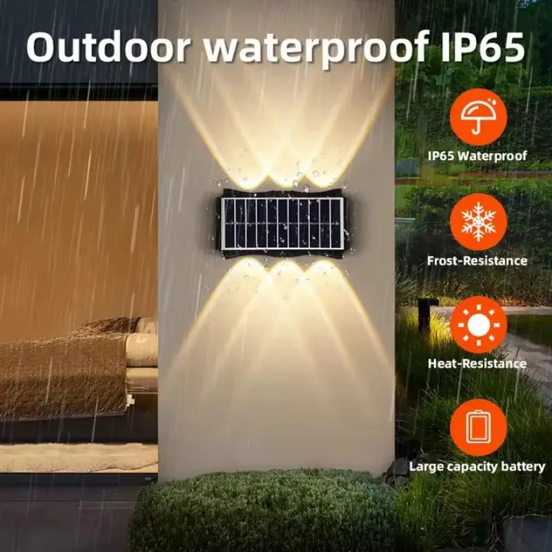 Solar LED Light Waterproof Up And Down Luminous Lighting