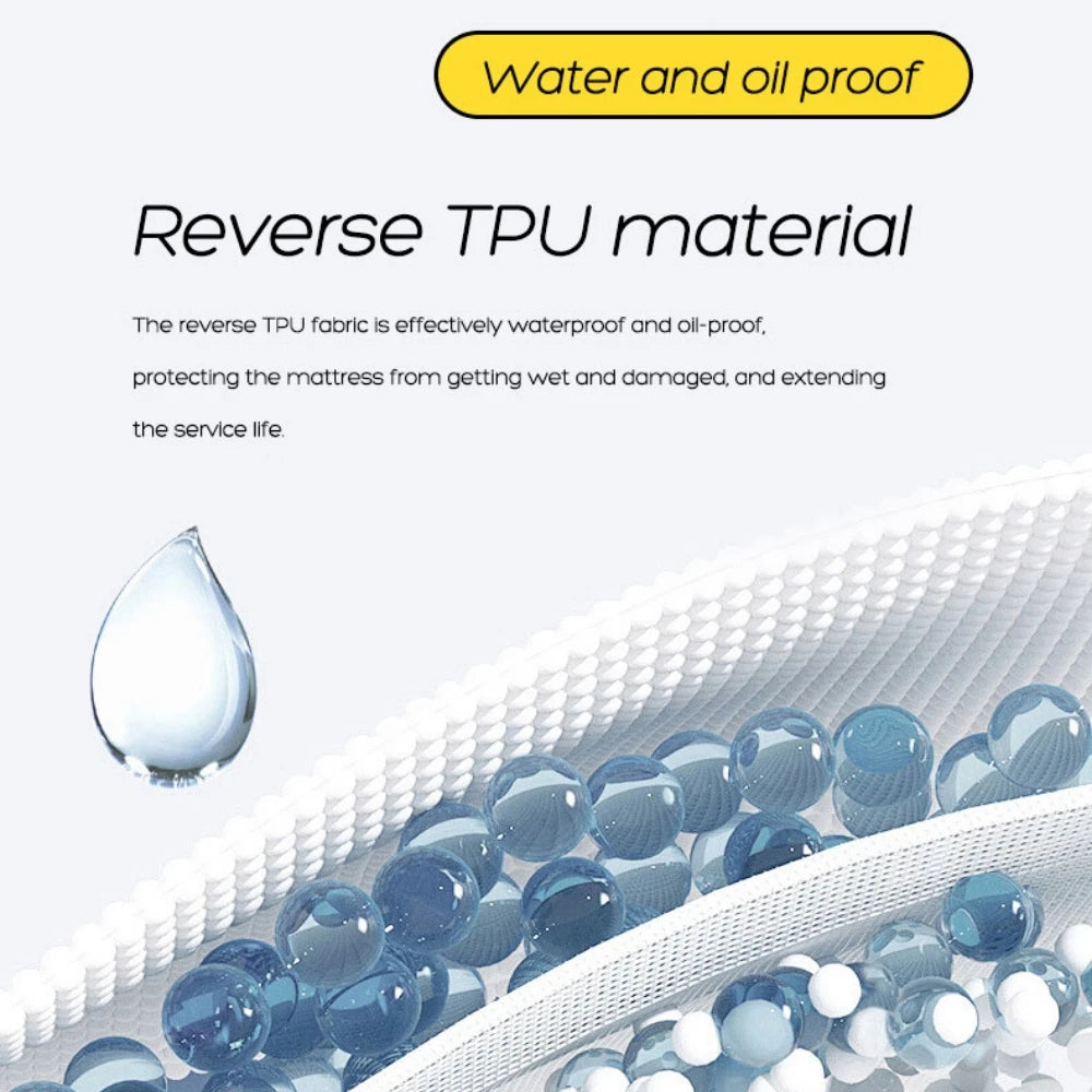 Waterproof Fitted Bed Sheet With 360 Elastic Band