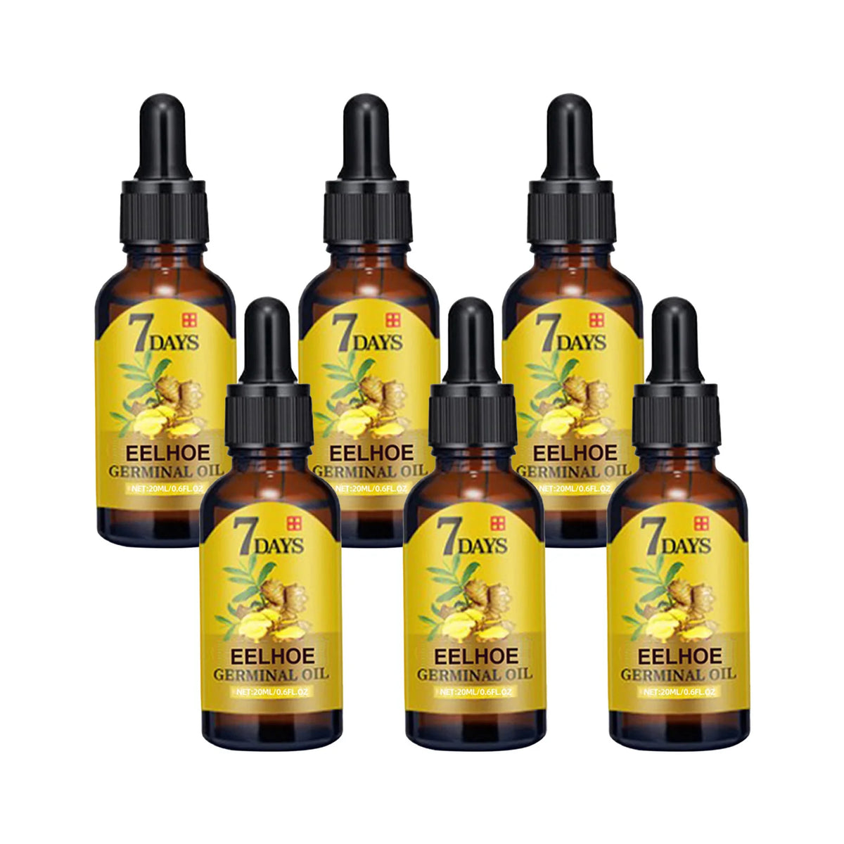 Ginger Hair Growth Oil Strengthening Scalp Nourishing Hair Roots