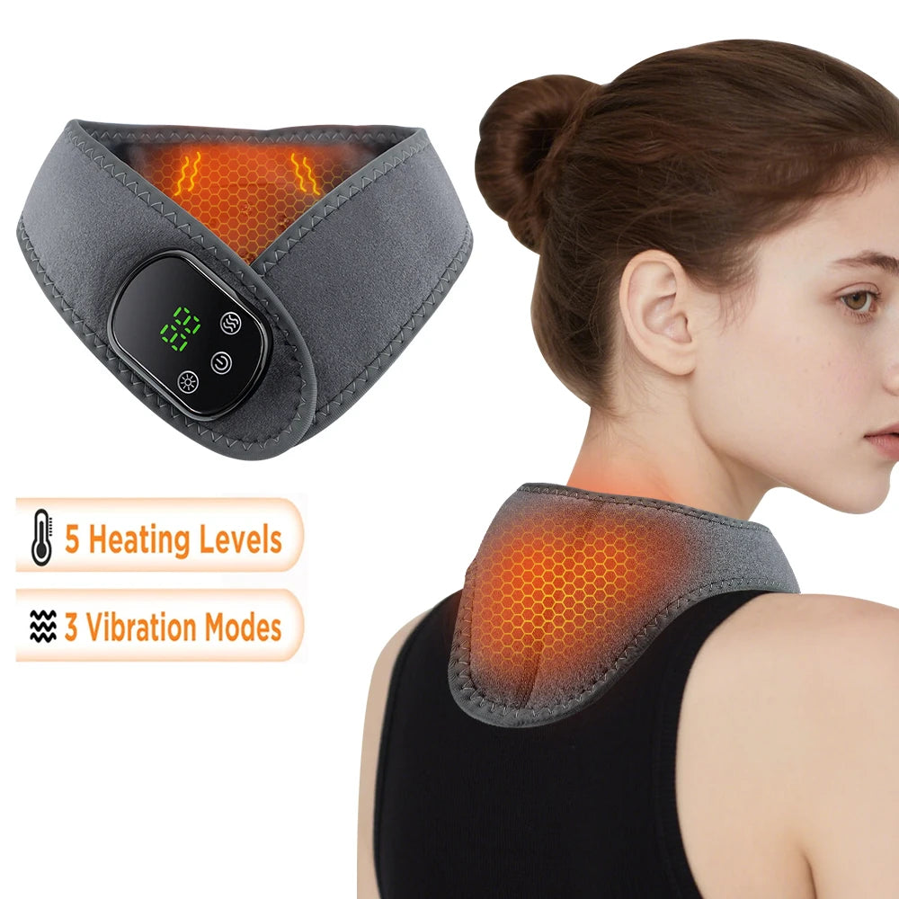 Electric foot and hand massager can vibrate and heat