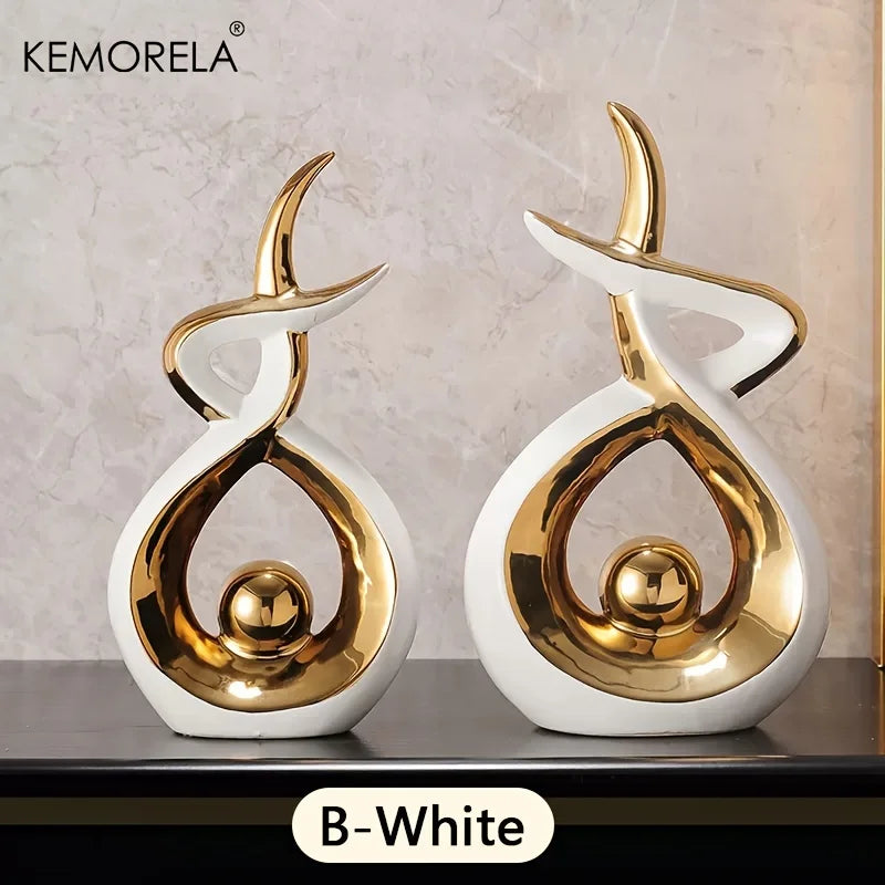 Exquisite Home Decor Modern Abstract Art Statue