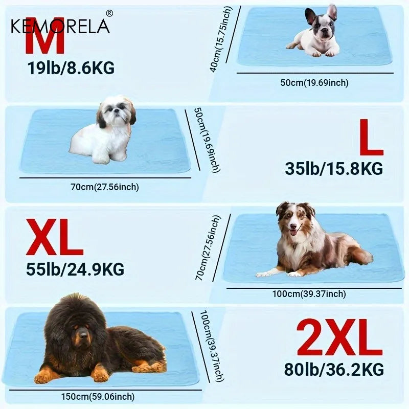 Upgraded Ice-Cool Summer Pet Cooling Mat and Bed