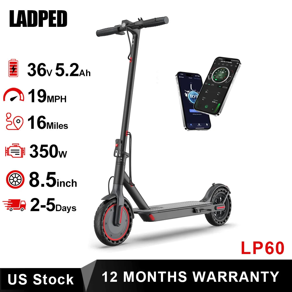 Electric Scooter 350W 19mph Max Speed