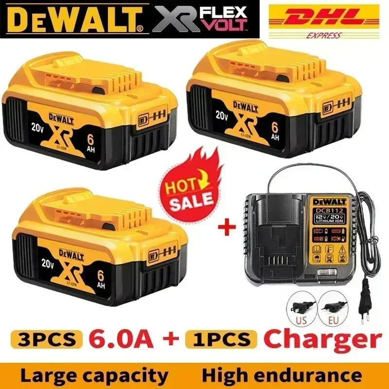 New 100% Original Dewalt 6.0Ah 20V/60V Power Tool Battery